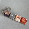 Finger-Tip Pressing Button Cat Fidget Clicker Keychain 4-Key Keycap Keychain  Bag Charm