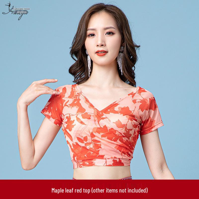 Huayu Sexy Belly Dance Slit Skirt Set – Women's Oriental Performance & Practice Outfit