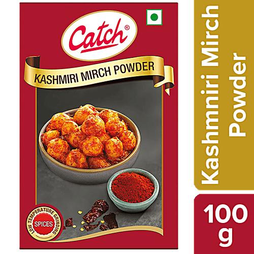 Catch Kashmiri Chilli Powder 100 g Pack | Mild Red Chilli Spice for Rich Colour, Aroma and Authentic Indian Flavours