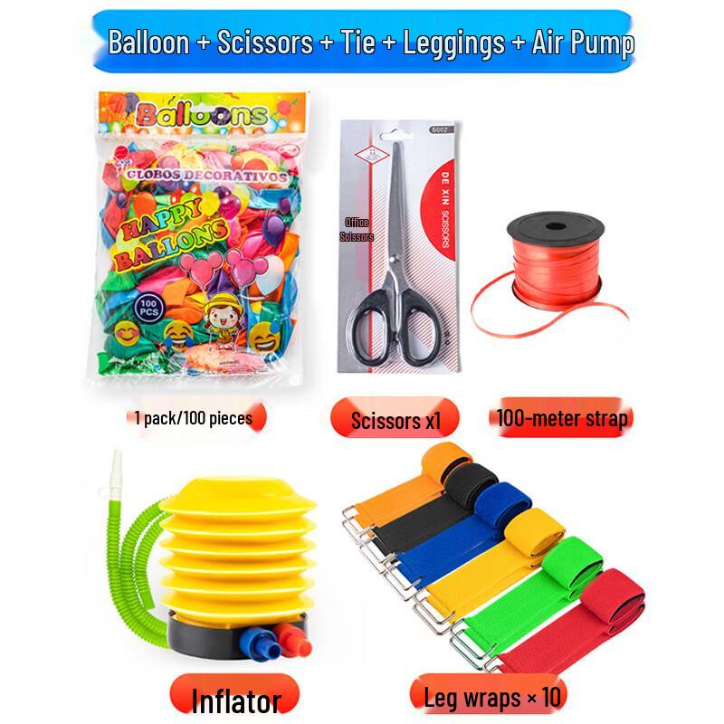 Team Building Balloon Stomp Game Kit