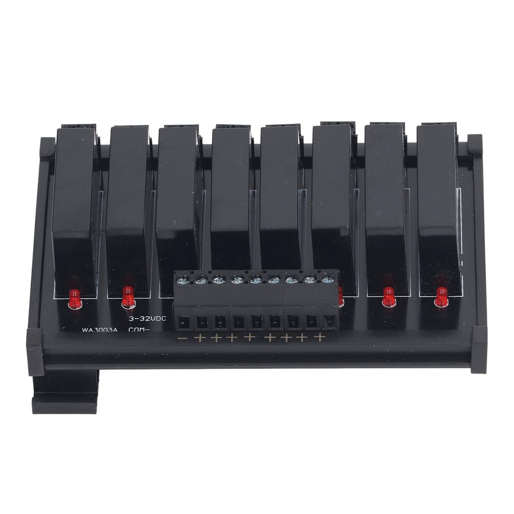 Solid State Relais Modul DIN-Schienenmontage 8 Kanal Solid State Relais 3-32VDC Eingang 5-8A 24-480VAC Last