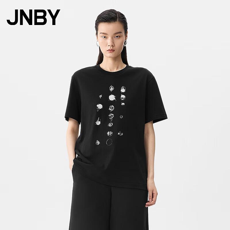 JNBY 2025 Summer A-Line Short Sleeve T-Shirt