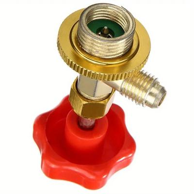 For Car Air Conditioning Refrigerant Open 1PC SAE Auto AC Can Tap Valve Bottle Opener R134a M14 / 1/4" Leak-proof Switch