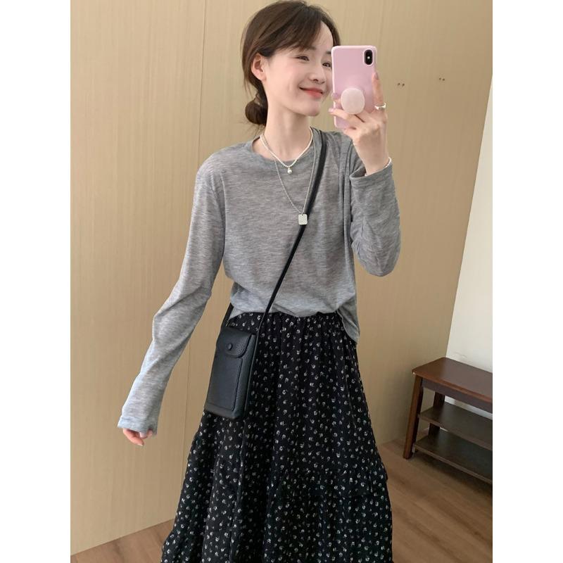 Micro-transparent Sun Protection Blouse for Women Spring and Summer Thin Versatile Loose and Slim T-shirt Top