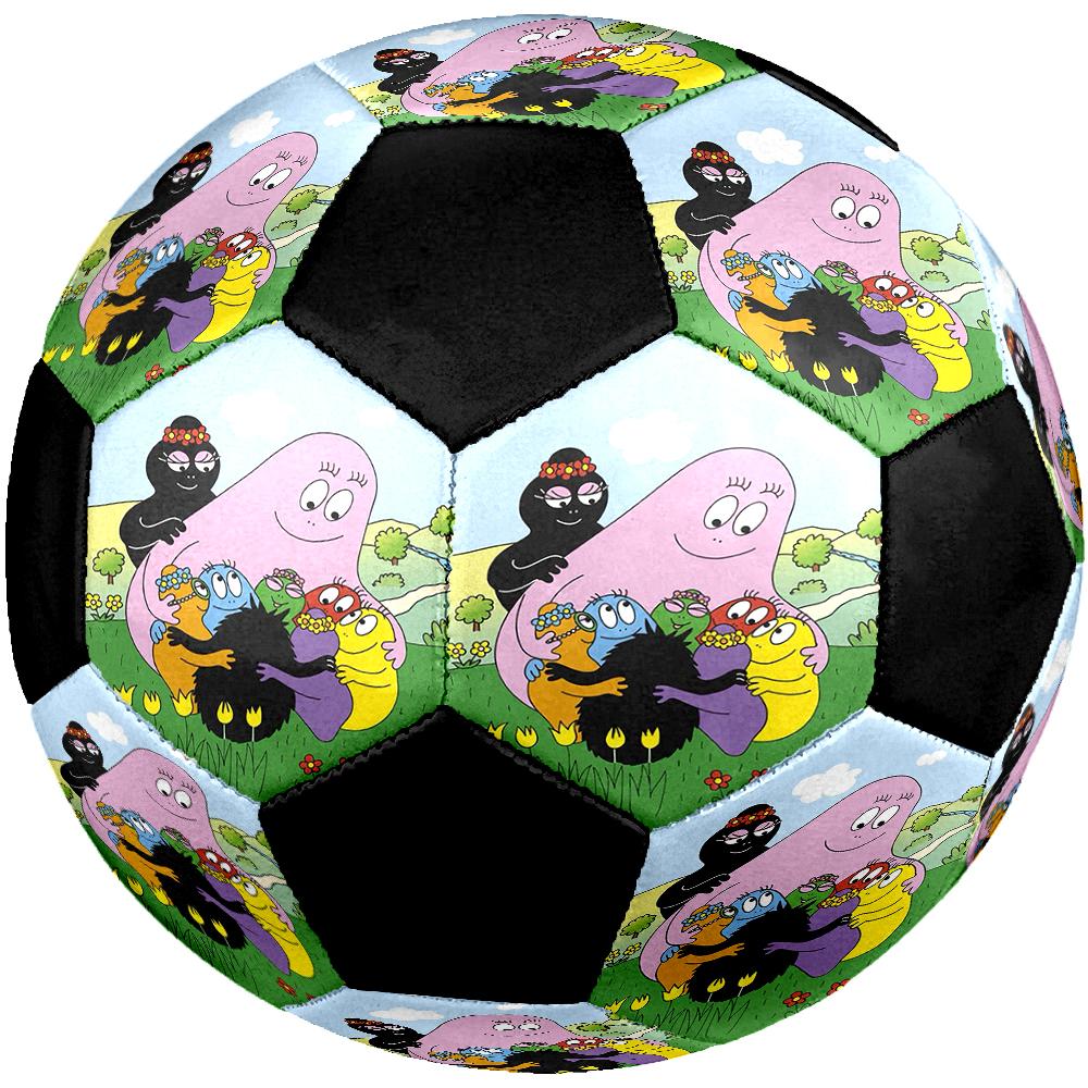 Pallone da Calcio Misura 5 Tema Barbapapa, Adatto sia per Partite Indoor che Outdoor, un Regalo Adatto a Tutti.