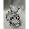 Used Baccarat Teddy Bear Present Crystal Figurine