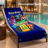 Geometry Dash Custom Name Beach Towel Large Soft Towel for Indoor Bathroom Outdoor Beach