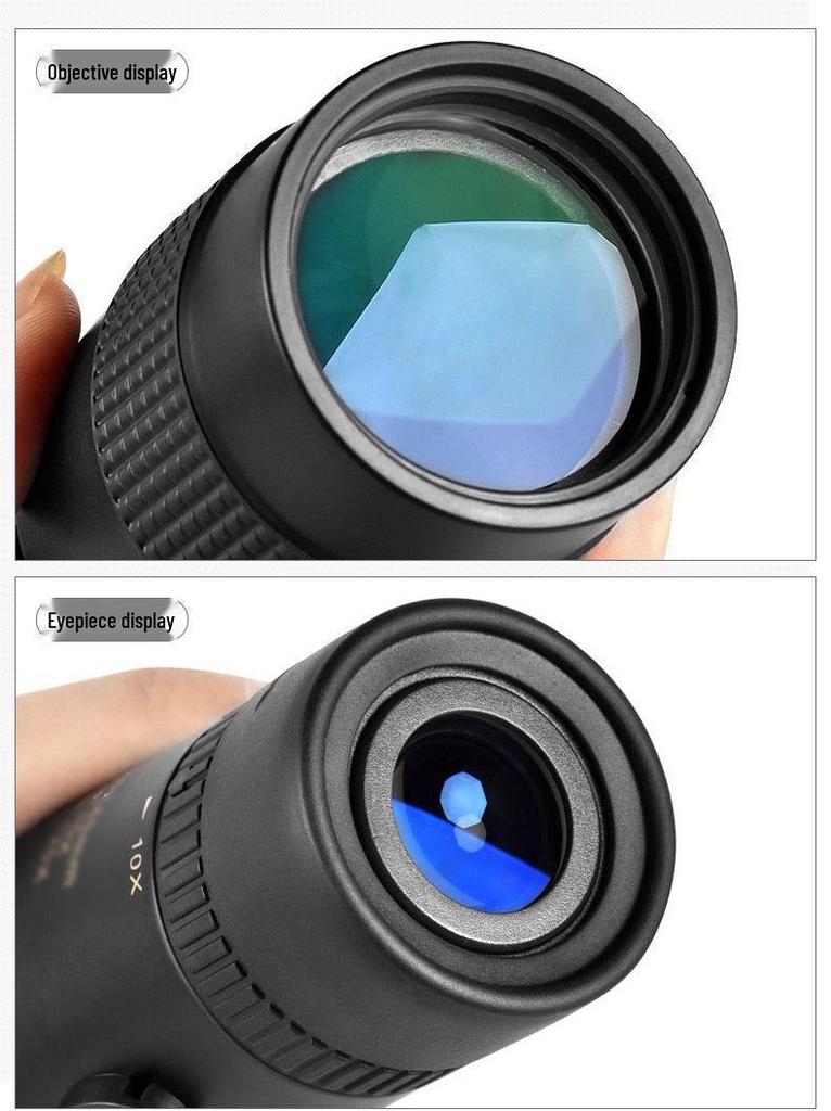 High-Definition 10-300×40 Retractable Portable Monocular Telescope