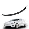 Compatible with Tesla Model 3 Original Rear Spoiler Wing Diffuser, No Drilling Required.