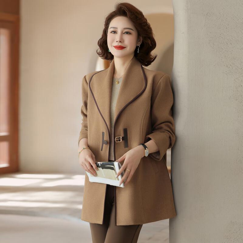 Women's Autumn Winter Wool Blend Overcoat