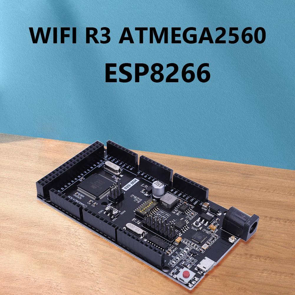 WIFI R3 ATMEGA2560 + ESP8266 USB-TTL CH340 Mega R3 ATmega2560+WiFi ESP8266 32M Memory for WeMos MEGA 2560