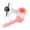 ABS Dog Feeder Hanging Leak Proof Nozzle Drinking Water Head Pet Supplies Accessory(Pink )