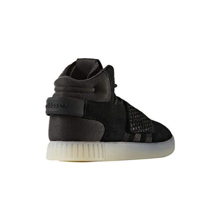Adidas Originals Tubular Comfortable Simple Non-Slip Wear-Resistant Low-Top Kids Skate Shoes Kids Skate Shoes Black Gray BA9364