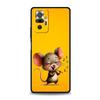 Phone Case Cover for Redmi 14C 10C Note 15 14 13 12 10 11 Pro Plus K40 5G Soft TPU Shockproof Fundas Funny Rock And Roll Mouse