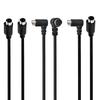 S-Video Kabel Mini Din 4-pins Hann til Hann Gullbelagt Kontakt for Videooverføring til TV eller Skjermer