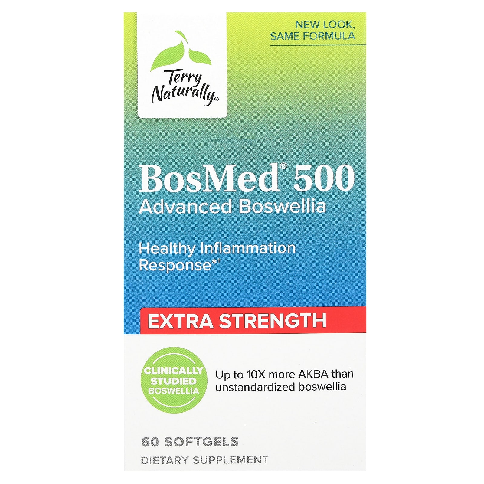 

Bosmed 500, Advanced Boswellia, Extra Strength, 60 Softgels (500Mg per Softgel)