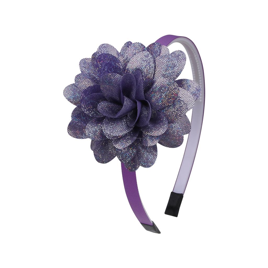Fashion Laser Flower Hairbands Sweet Women Girls Princess Flower Headbands Headwear Kids Children Hair Accessories Hair Bands