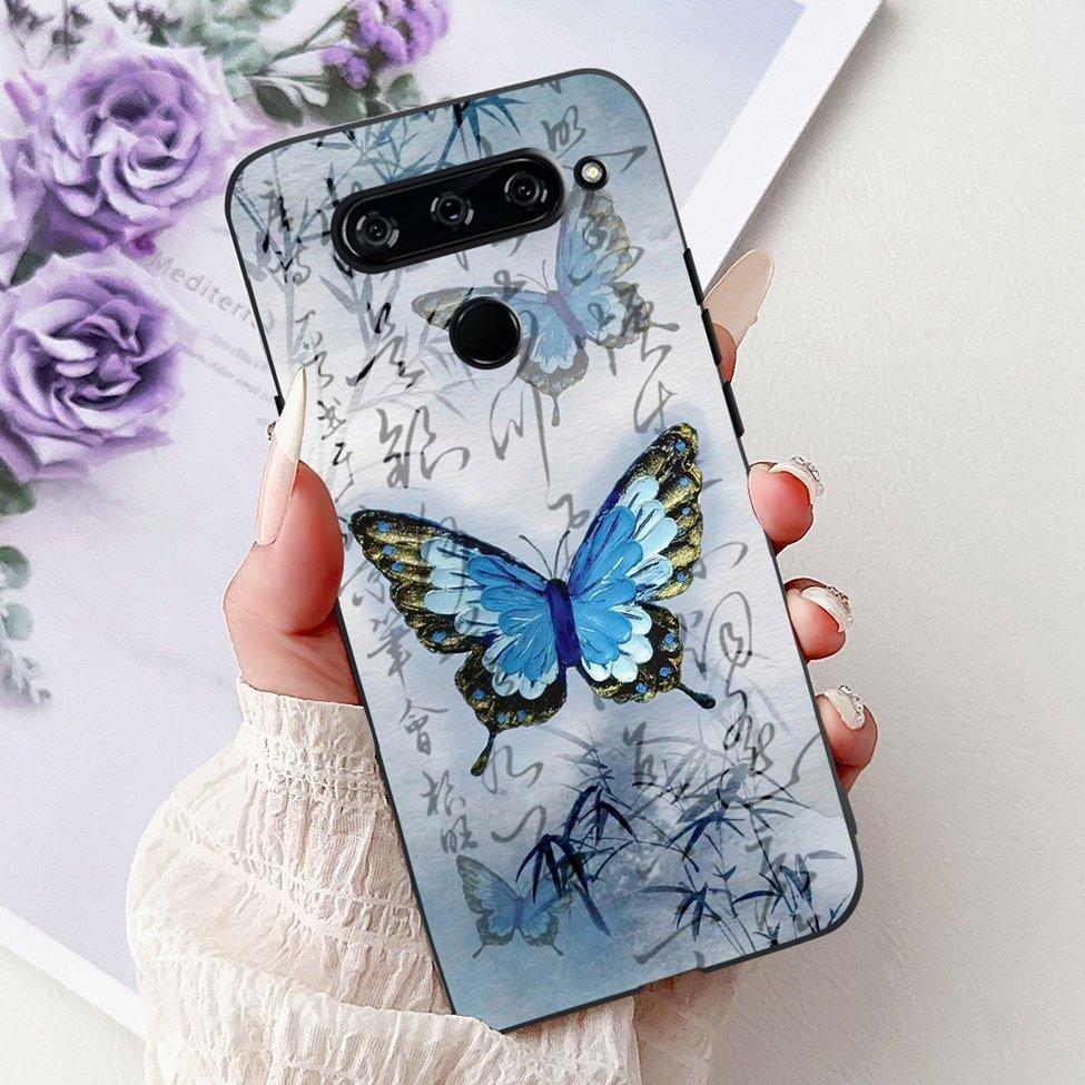 Funda For LG V40 ThinQ Case Cover Silicone Luxury Fashion Cute Cat Cool Shockproof Bumper Casing For LG V405 LM-V405 LM-V409N