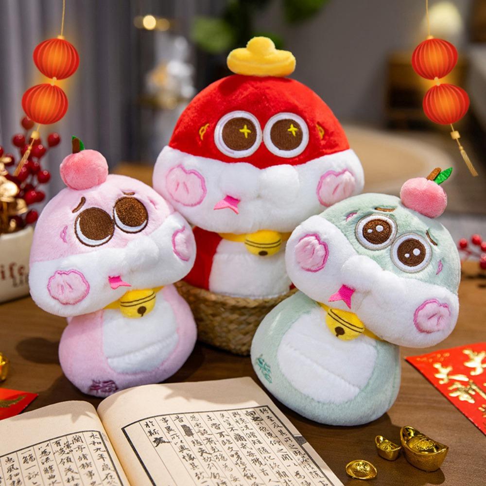 Good Luck Snake Year Plush Toy Chinese Style Snake Doll Toy Snake Year Mascot Toy  Home Decor