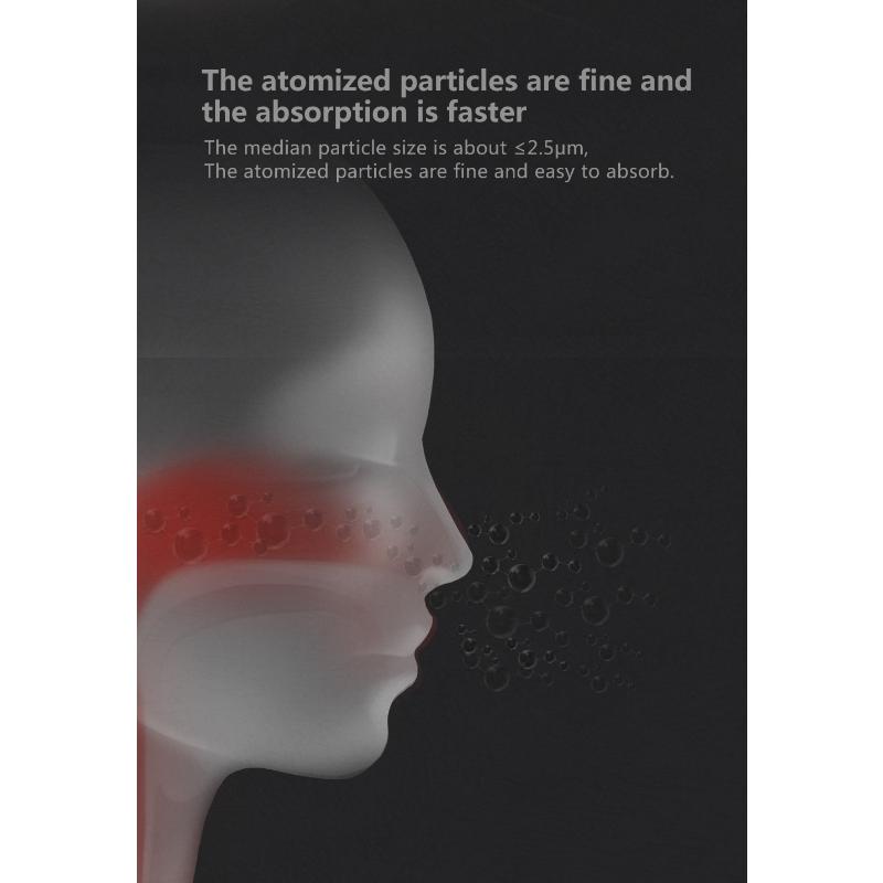 Mini nebulizator cu plasă, portabil, portabil, automatizator de inhalare, silențios, nebulizator cu ultrasunete, pentru copii, adulți, umidificator pentru astm