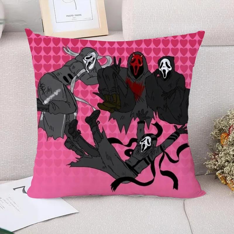 Ghostface Cushion Cover for Pillow Covers Decorative Short Plush Pillowcases X Cushions Pillowcase  Twin Size Bedding
