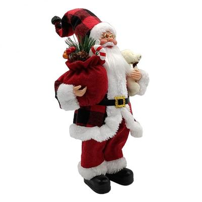 Standing Santa Claus Christmas Decorations Chef Santa Claus Doll Xmas New Year Gift Christmas Tree Decor Christmas Decorations