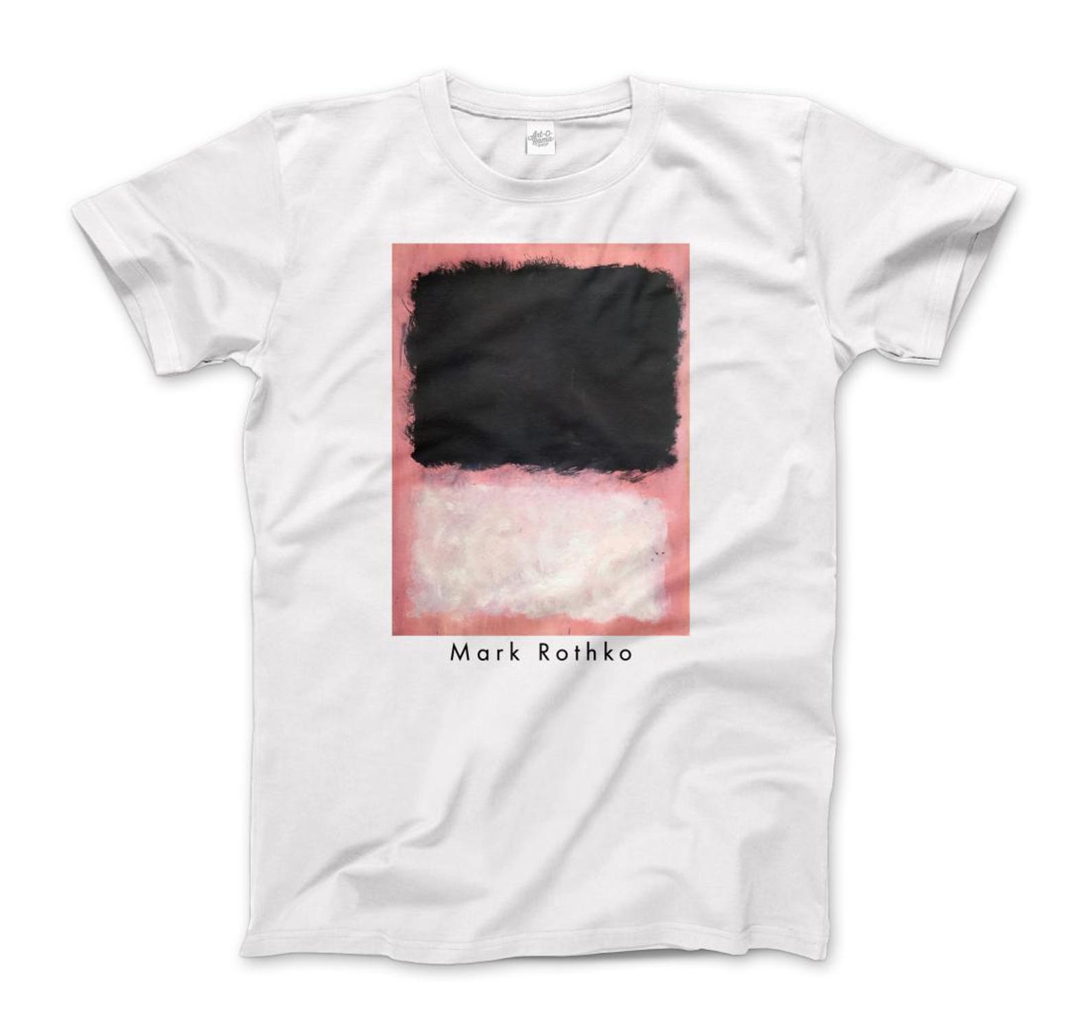 Rothko s Untitled, Pink, Black and White Art T-Shirt L