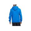 adidas Bluza męska Originals Clover FW22 w jednolitym kolorze z nadrukiem logo, ze sznurkiem, z długim rękawem, niebieska HK9866
