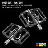 RACEWORK MTB Clipless Pedal Set Single Side Clip Compact Double Function Power Meter Pedalen Platform Mountain Bike Pedals