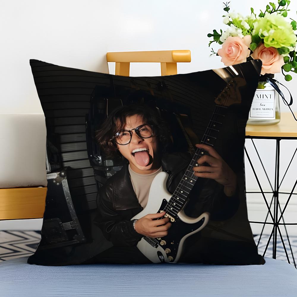 Fashion Pop Melancholic Singer DDavid Kushner Cushion Cover Washable Linen Pillowcase Soft for Sofa Bed Cozy Home Room Decor