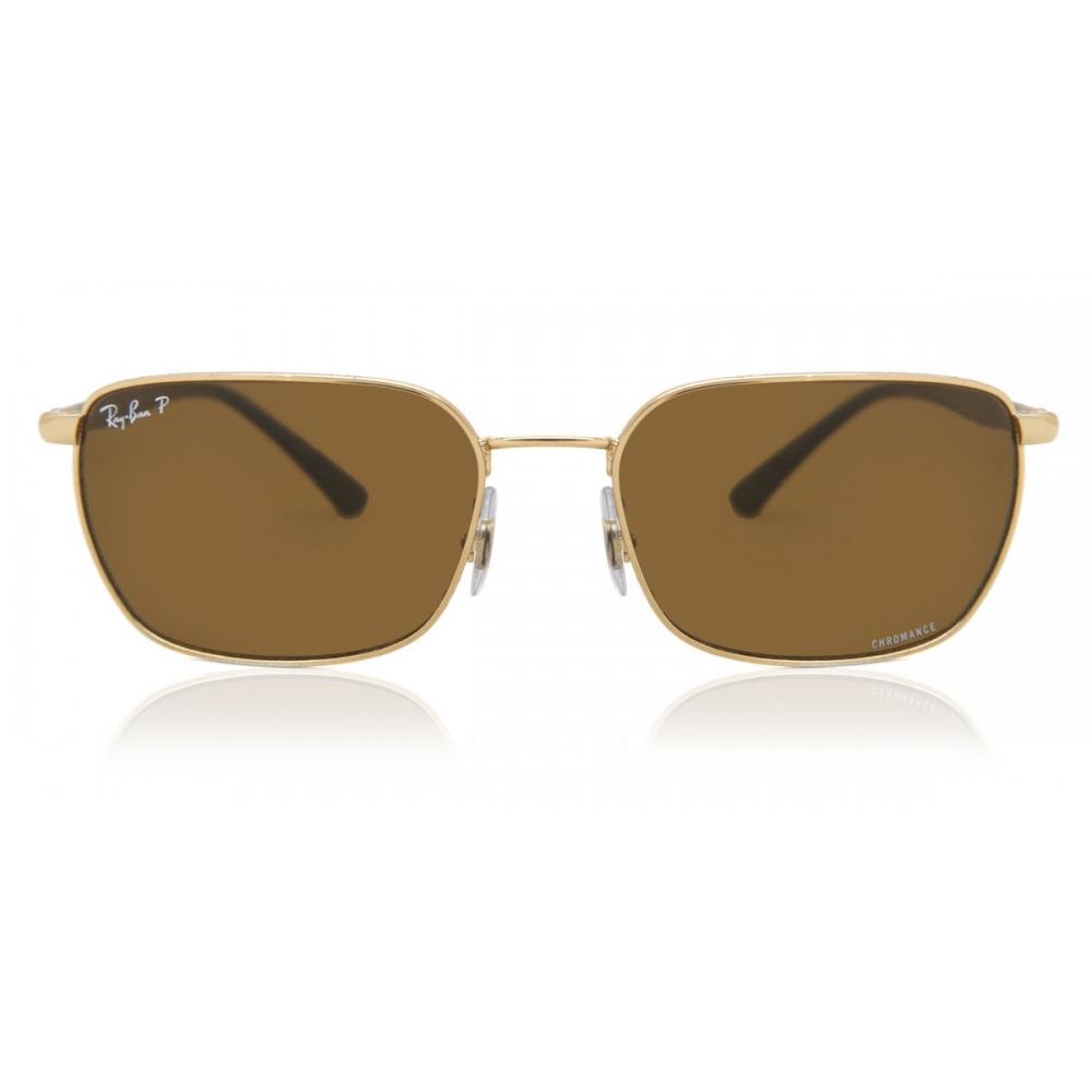 

Ray BAn Rb3684ch Polarized 001 An Unisex Sunglasses Gold/58-18-140