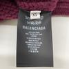 Balenciaga 2018 544179 Bold Turtleneck Scarf Pullover Knit Tops XS BordeauxUsed
