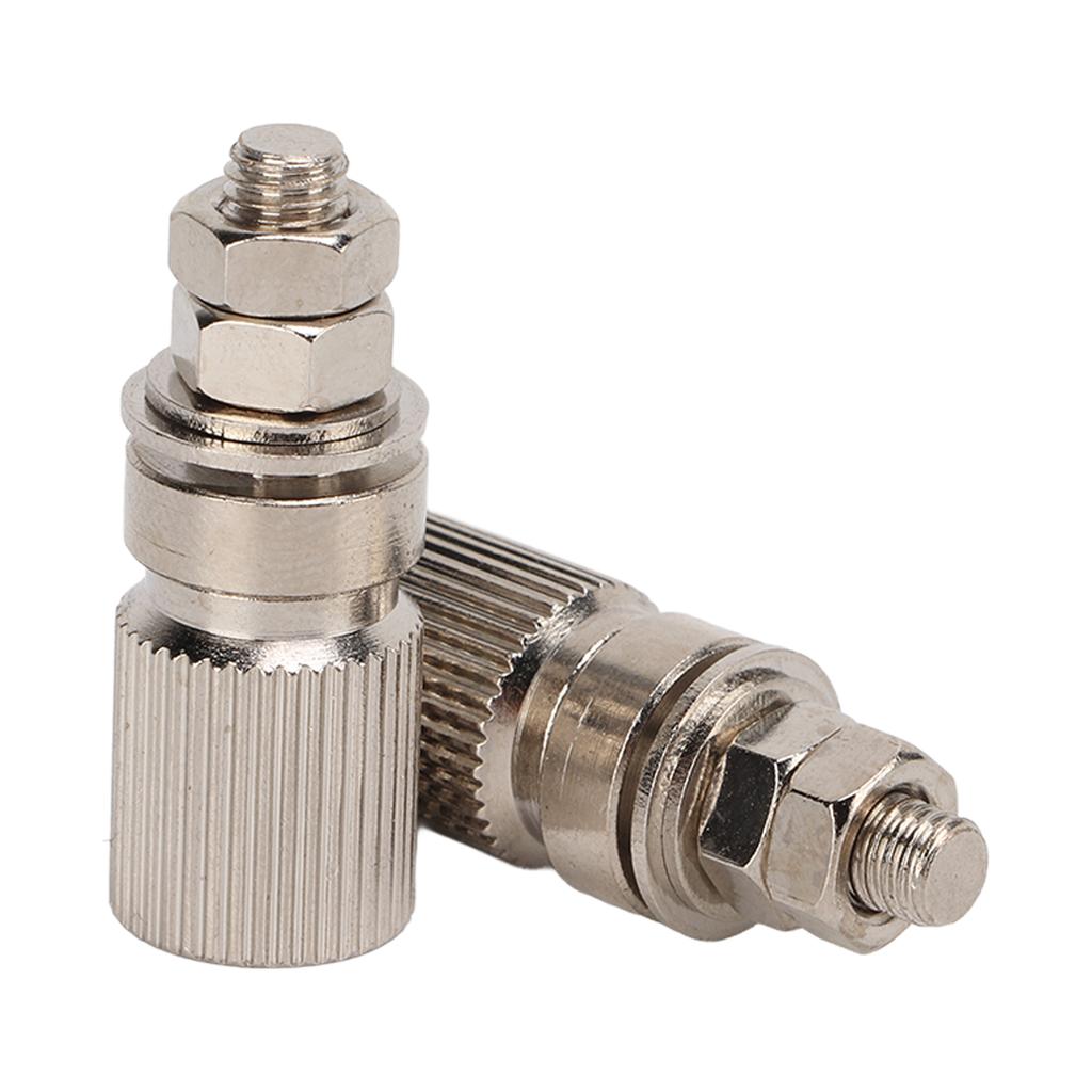 2 Stück Stromanschluss M5 Gewinde Langlebig Tragbar Stabile Leitfähigkeit Bequem Praktisch Einfach