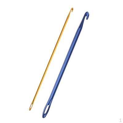 2 kusy Afghánské háčkovací háčkovací nástroje s dírkou 2,75 mm 6 mm