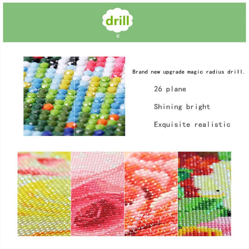 home decoration cross stitch old pocket watch art painting 5D DIY diamond painting