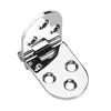 80*30mm Zinc Alloy Round Edge Sewing Machine Folding Table Furniture Flip Tray Hinge Silver