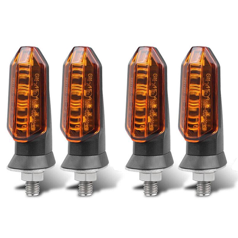 

2 шт. универсальные аксессуары для мотоциклетных указателей поворота для мотоцикла Homda Suzuki Kawasaki Dirt Street 4pcs