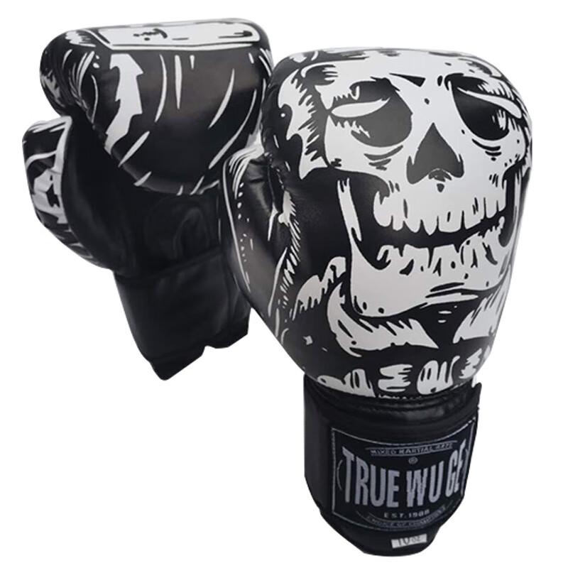 Боксерские перчатки Nido Skull White
