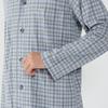 Gunze Long Sleeve and Pants Smooth PT Men's Pajamas, (Front Opening), 100% Cotton,
