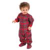 Christmas Family Matching Pajamas Set Long Sleeve Pullover Top Plaid Pants Pjs Sleepwear Set Soft Holiday Loungewear for Women Men Kids