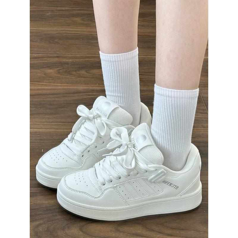 Guochao couple versatile platform bread shoes men's and women's 2 spring new student sports and leisure shoes