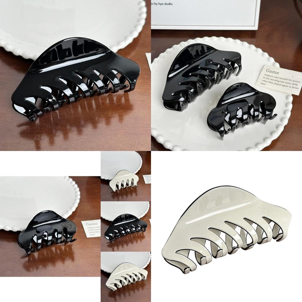 Stylish Large Acetate Hair Claw Clip For Thick Hair With Elegant Finish Ideal For Fashionable Women