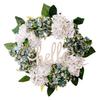 Charming Multicolor Hydrangea Green Leaf Wreath For Seasonal Decor Home