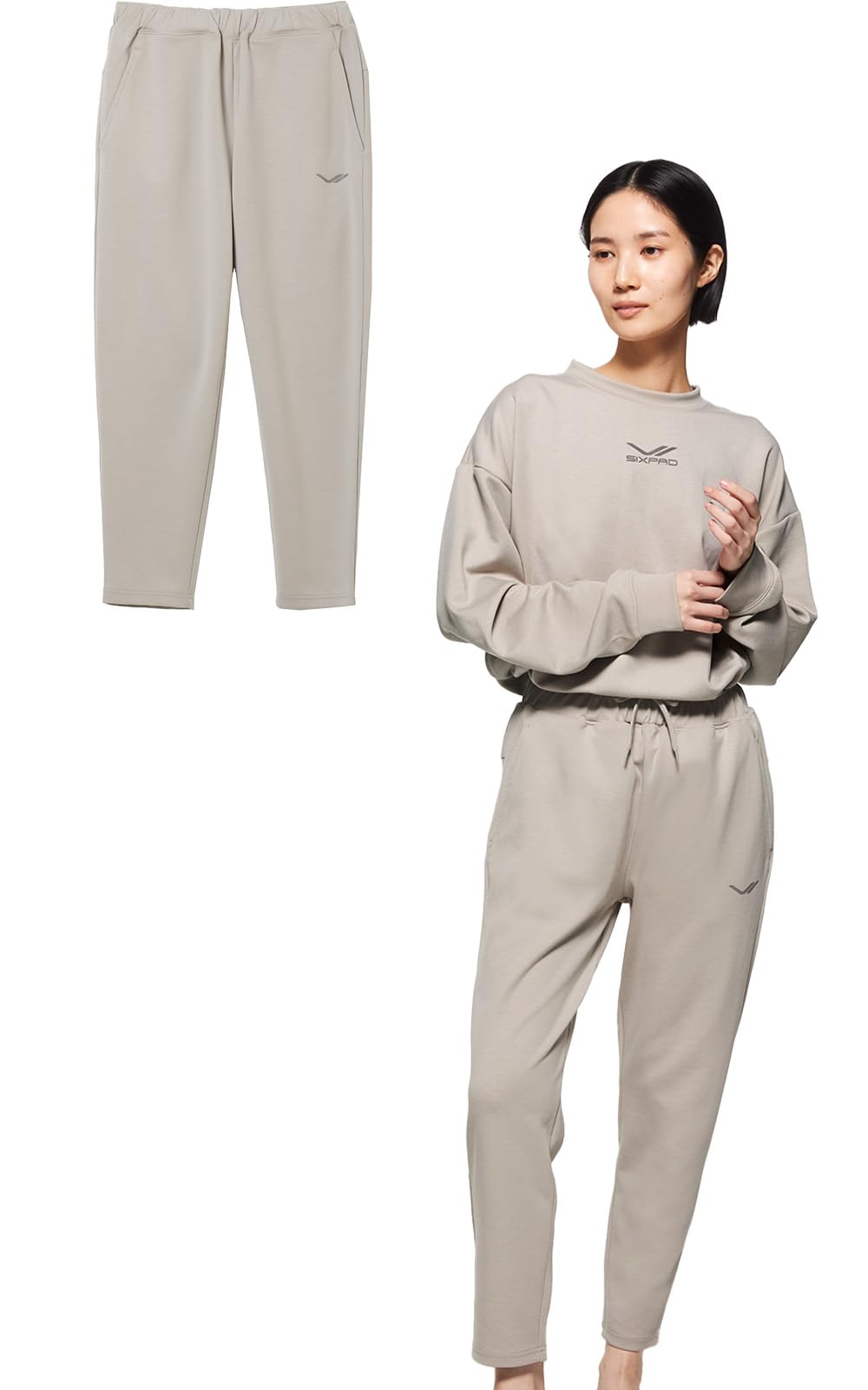 

Комплект ограниченной серии Sixpad Recovery Recovery Wear MTG MTG Медицинское изделие общего назначения Восстановление после усталости Стимуляция кровообращения Домашняя одежда Зауженные брюки