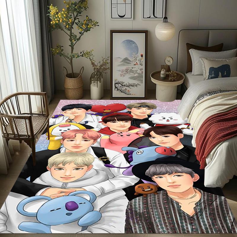 Vibrant Soul: Essence Unity Carpet Doormat Suitable for All Seasons Protective Pad Bathroom Mat Dormitory Decoration