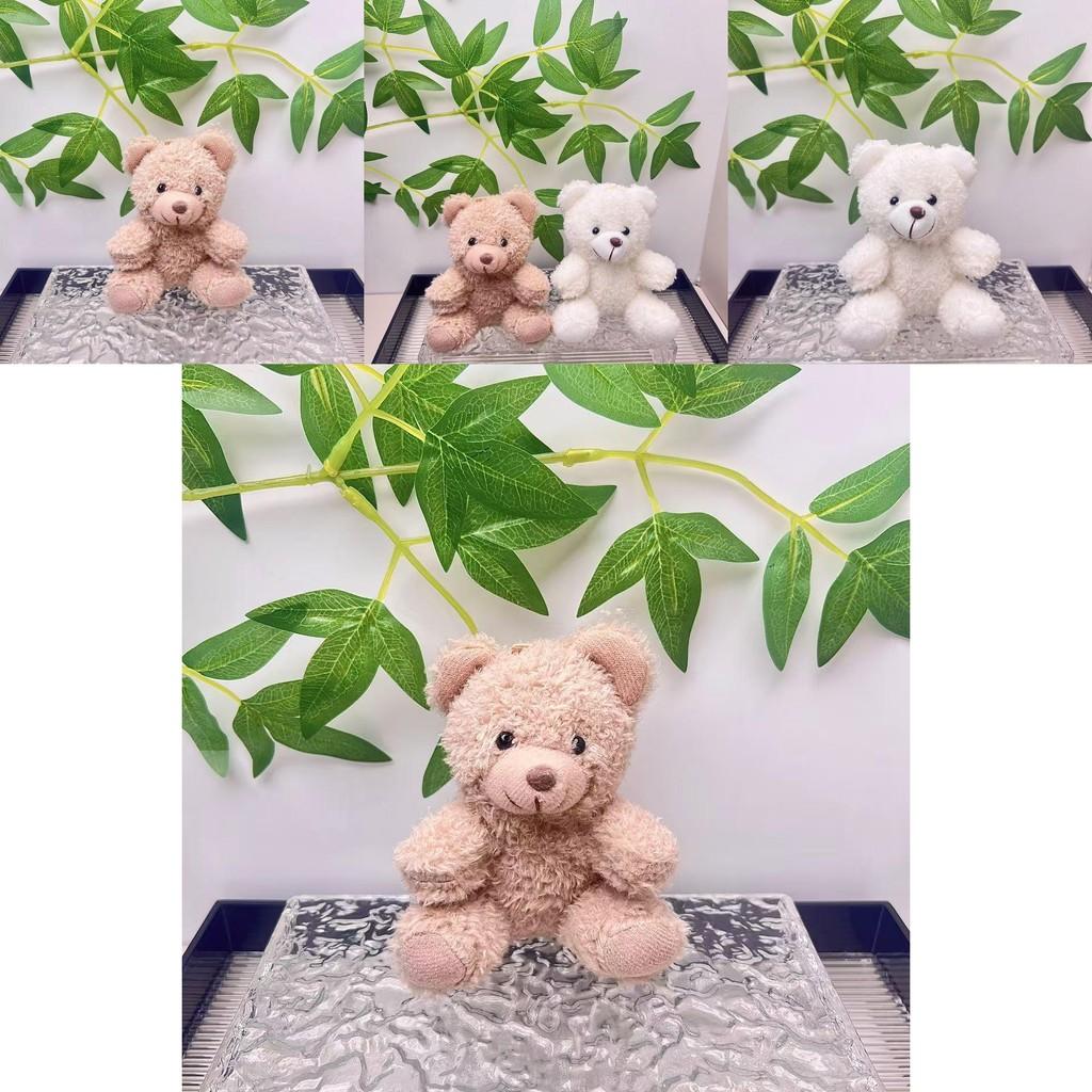 Delightful Cartoon Teddy Bear Keychain With Luxurious Short Plush For Trendy Accessories