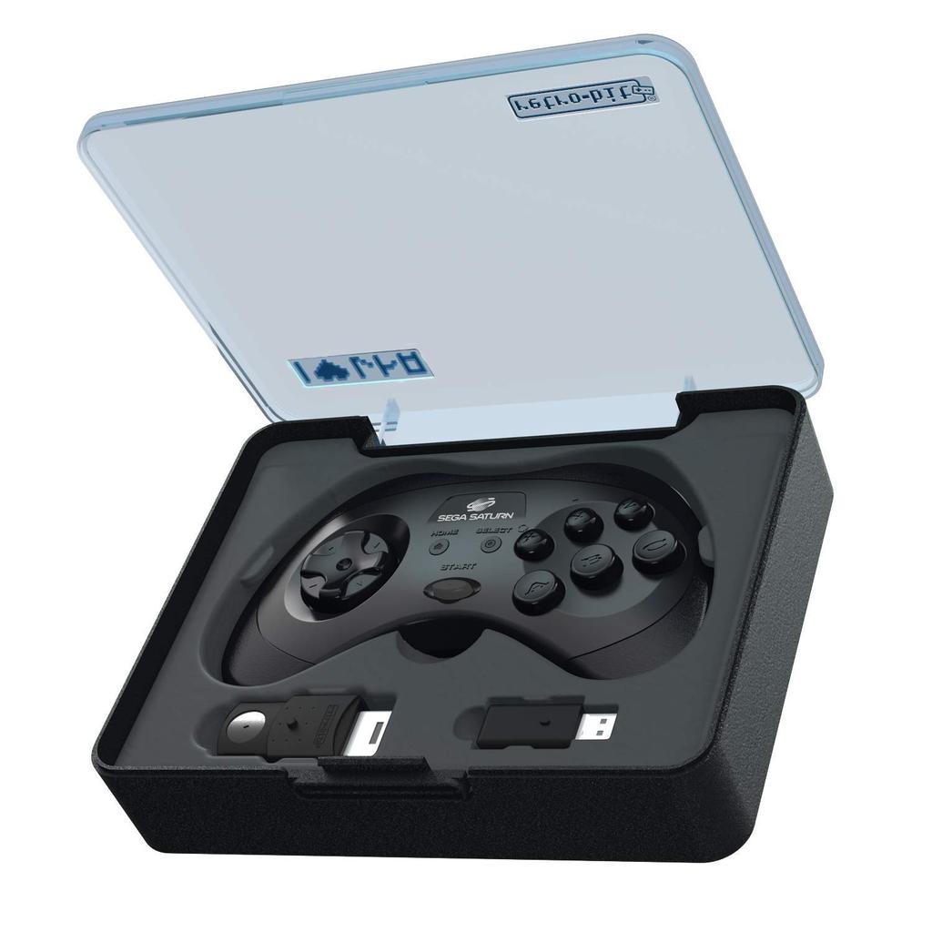 Official Sega Saturn GHz Wireless Controller for Sega Sega Genesis and Mac Includes 2 Receivers and Storage Case Retro-Bit 2.4 Saturn, Mini, Switch,