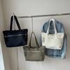 Japan Style Multi-pocket Shoulder Bags for Women Large Capacity Nyl Cloth Ladies Handbags Simple Female Shopping Tote Zipper