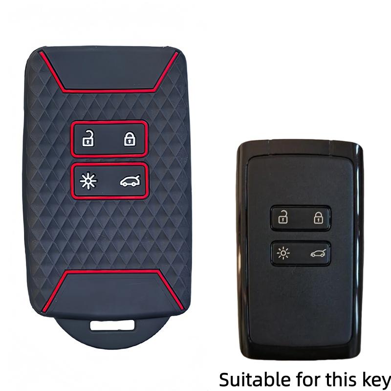 

New Silicone Car Key Case Cover For Dacia Duster Logan 3 Jogger Sandero Renault Clio 5 Megane 4 Zoe Kadjar Captur Arkana Koleos