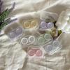 Contact Lens Holder with Tweezers Compact Transparent Plastic Case for Safe Hygienic Storage Anywhere